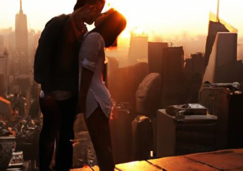 Elevate Your Love: Romantic Rooftop Kisses Above the City