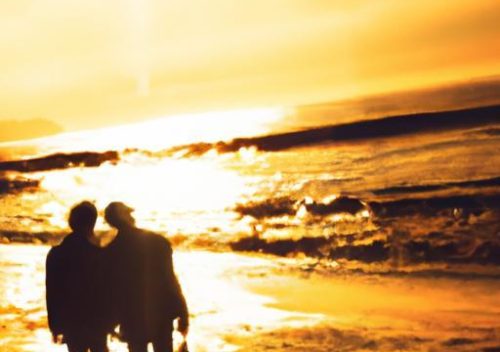 Romantic Beach Escapes: Hand in Hand Walks at Dusk